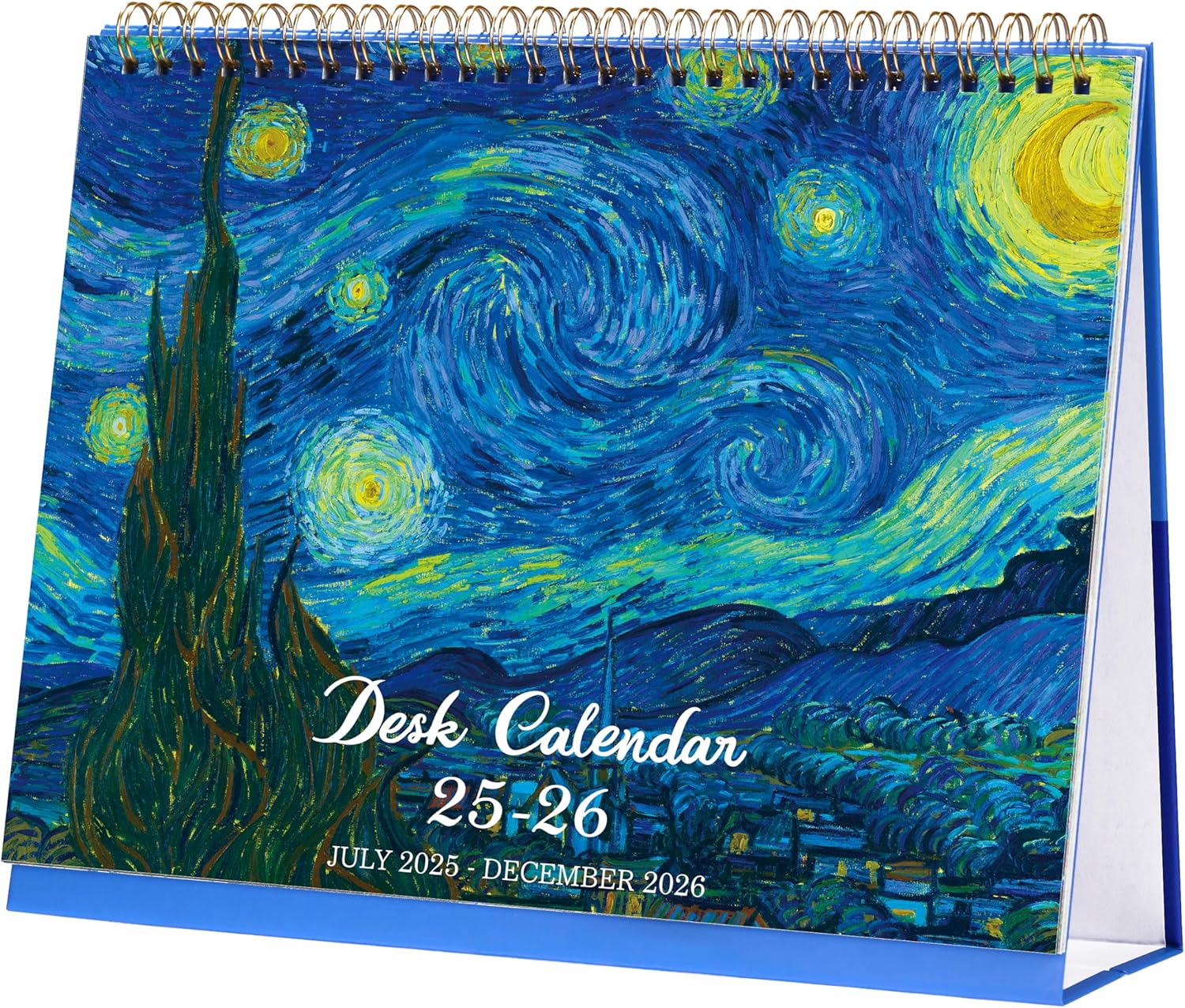 2025-2026 Desk Calendar – JUL 2025 – DEC 2026, Standing Flip Desktop Calendar 2025-2026, 18 Months Desktop Calendar, 9.8″ x 8.3″, Thick Paper