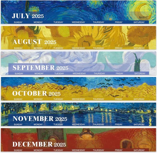 2025-2026 Desk Calendar - JUL 2025 - DEC 2026, Standing Flip Desktop Calendar 2025-2026, 18 Months Desktop Calendar, 9.8" x 8.3", Thick Paper - Image 3
